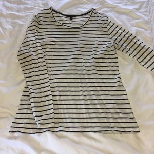 Banana Republic long sleeve (navy & white)